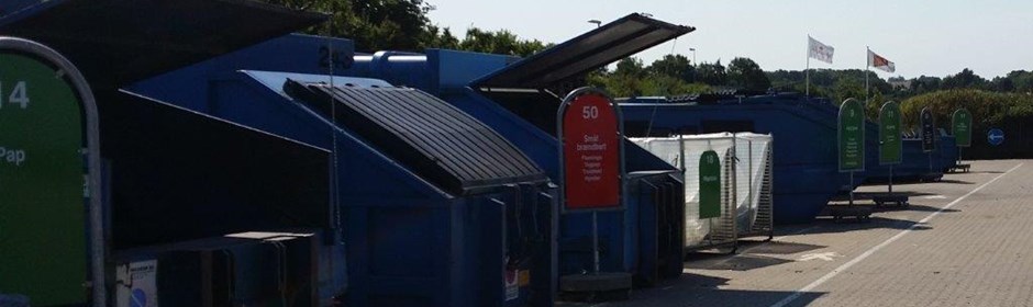 Genbrugsstation i Hedensted Kommune