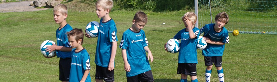 Drenge til fodboldtræning
