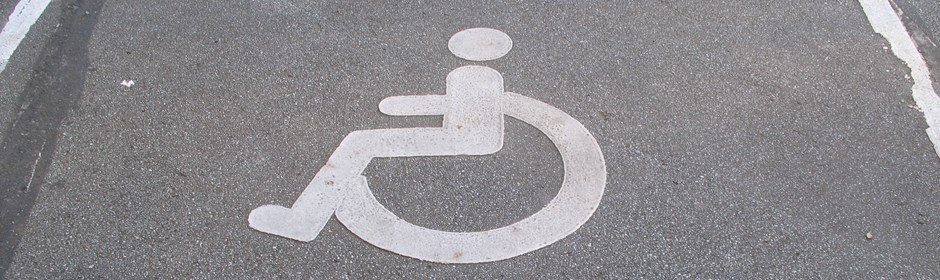 Billede af handicapparkeringsplads