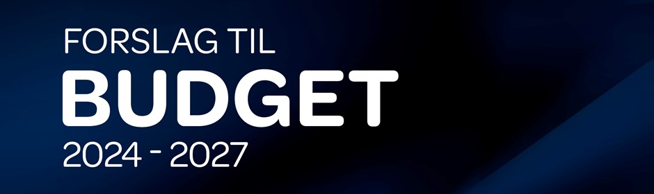 Forslag til budget 2024-2027