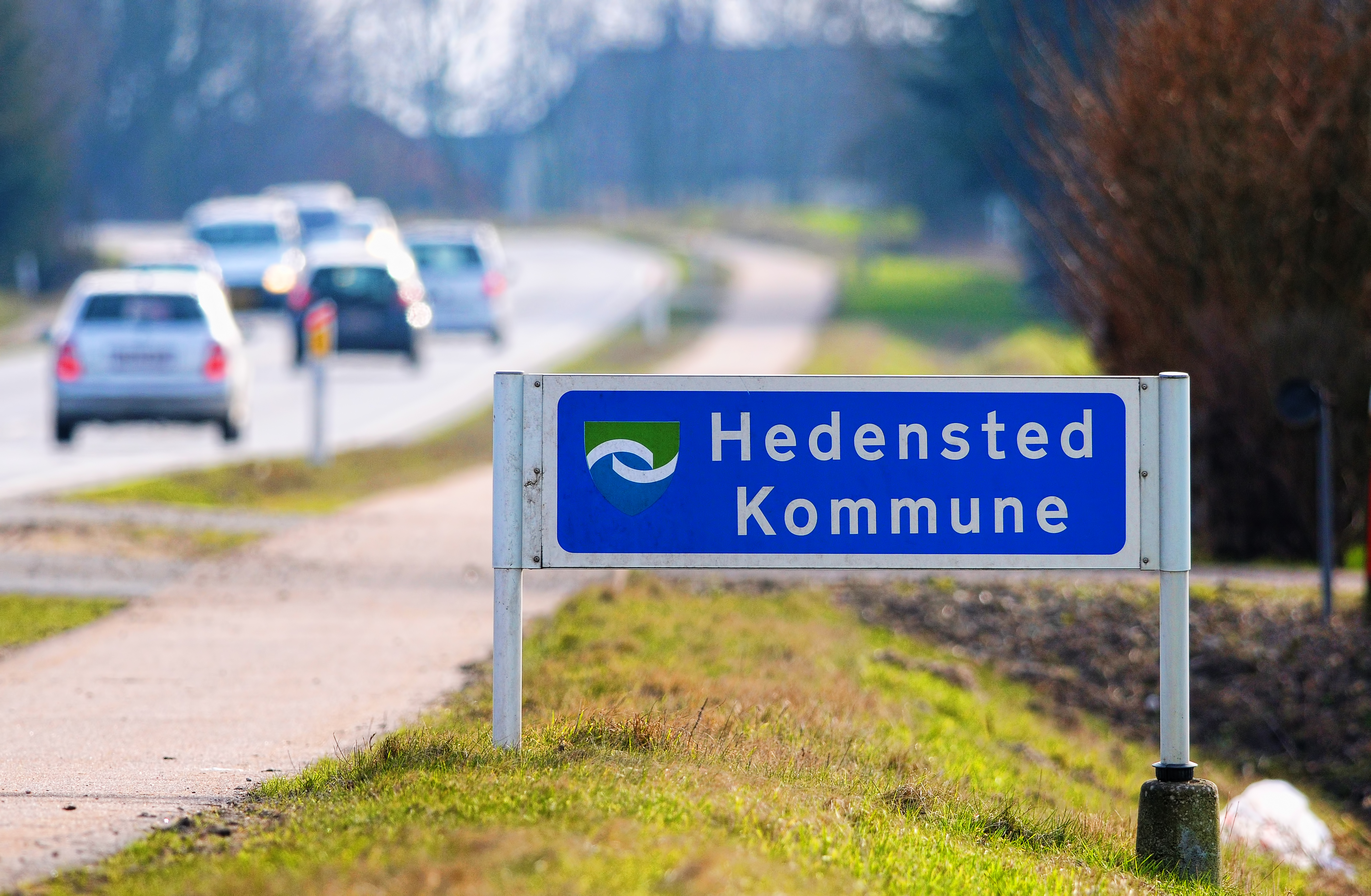 Hedensted Kommune kommunegrænseskilt