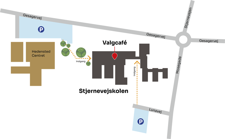 Kort over parkeringsforhold