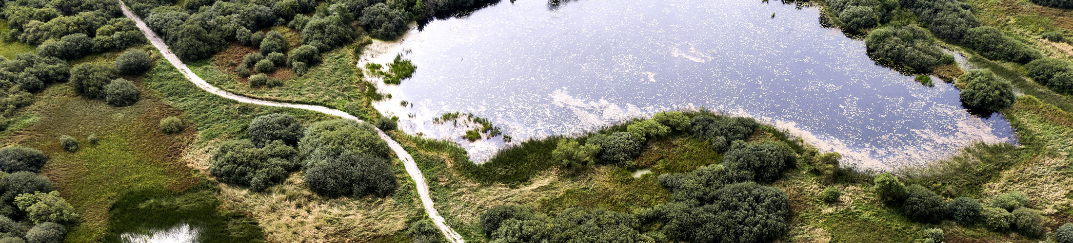 Luftfoto fra Uldum Kær Luftfoto fra Uldum Kær