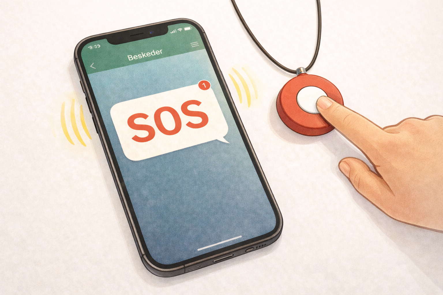 Nødkald på iPhone