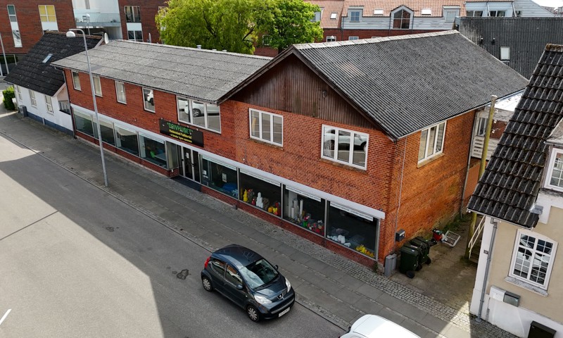 Foto af Langelund-bygningen - Østerbrogade 12-16 i Hedensted