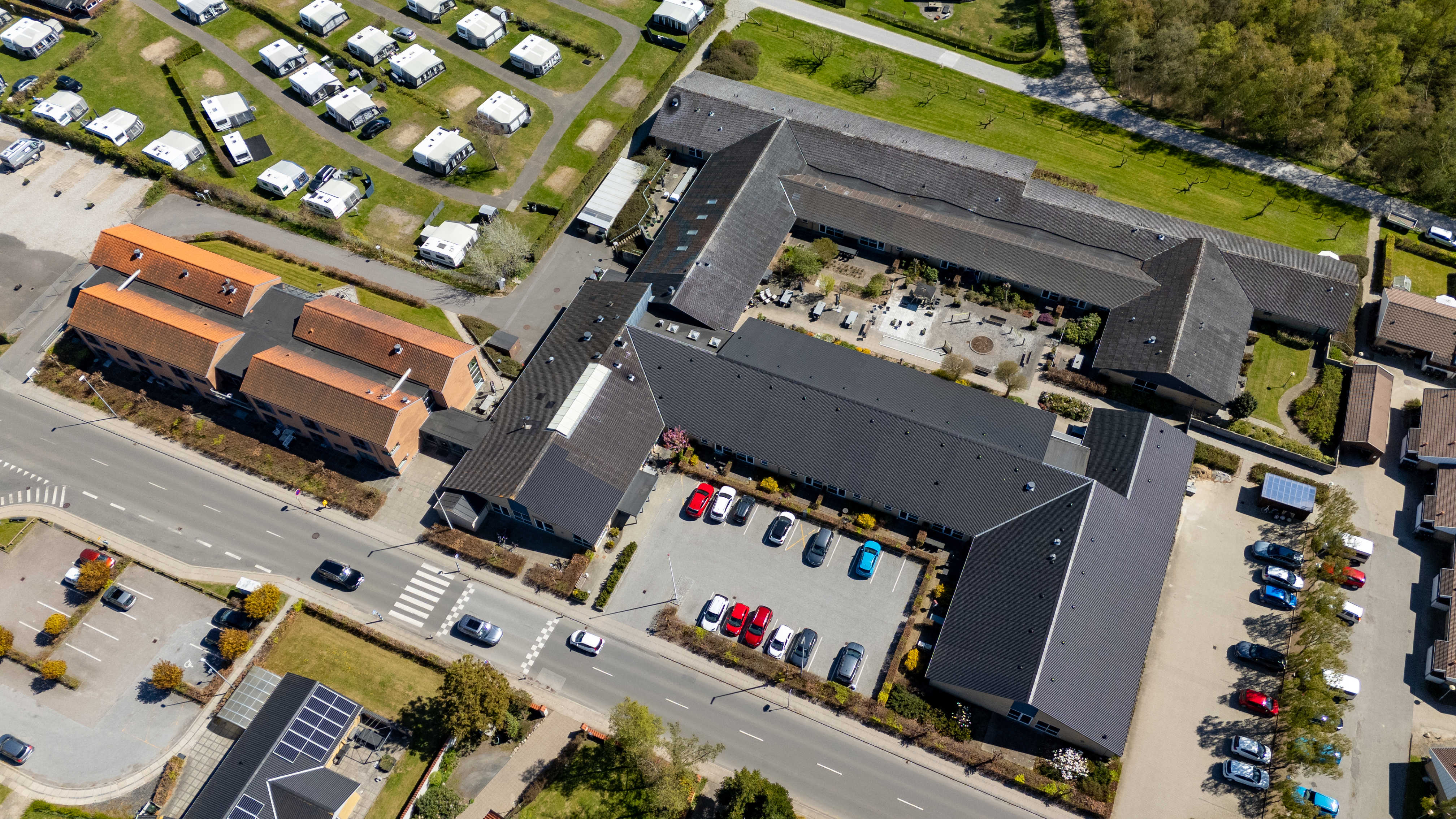 Luftfoto af Birkelund